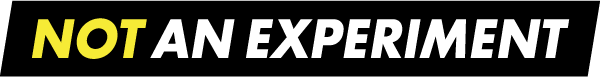 Not an experiment logo