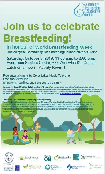 Breastfeeding event poster