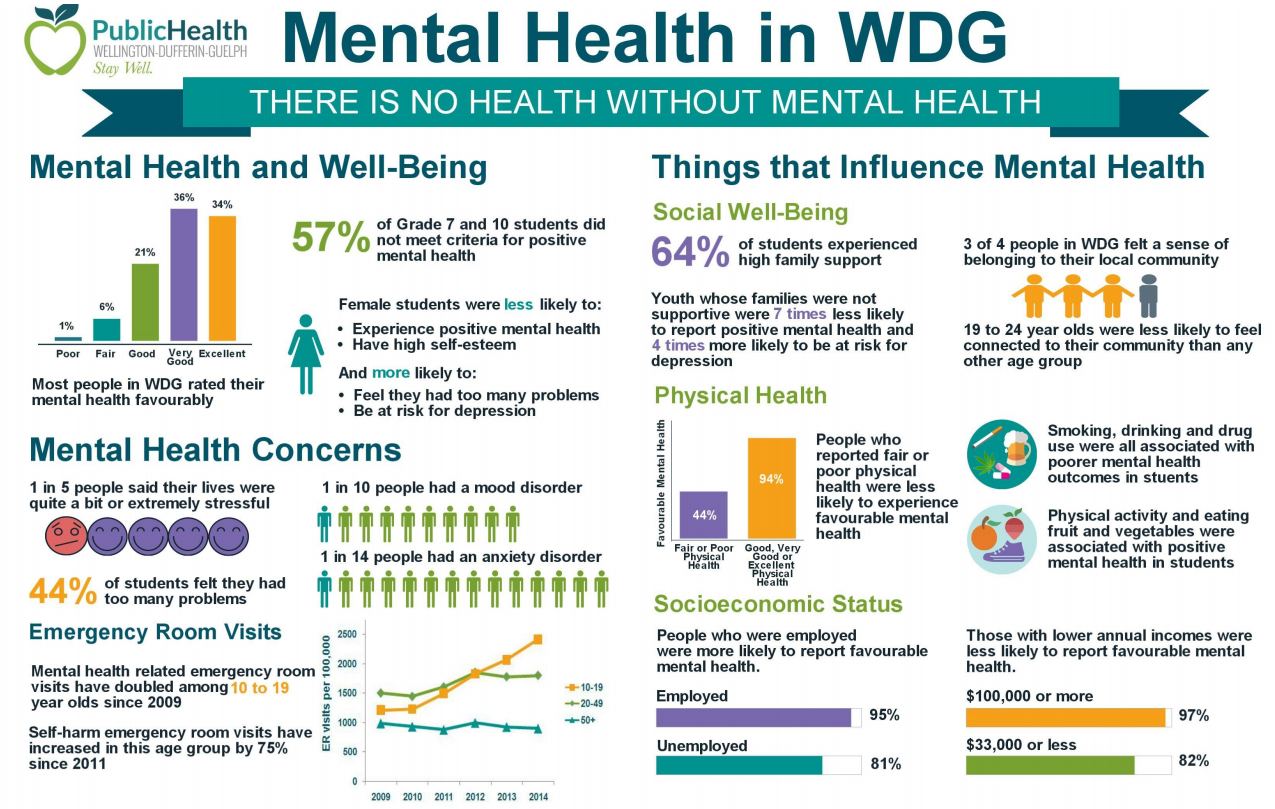 Mental Health Status Report Infographic
