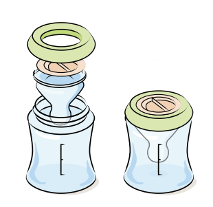 storing nipples in bottles correctly