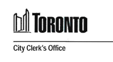 Toronto City Clerk's Office logo